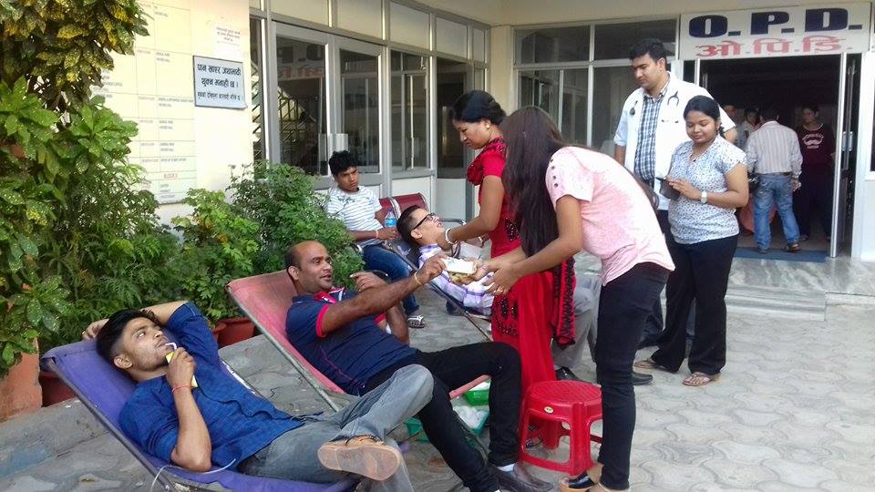 बिराटनगरमा ७५ पिन्ट रक्तदान