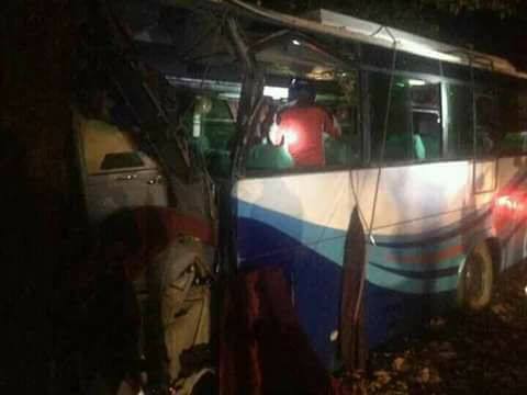 night bus accident at kanepokhari, photo credit to : Roshan Timsina