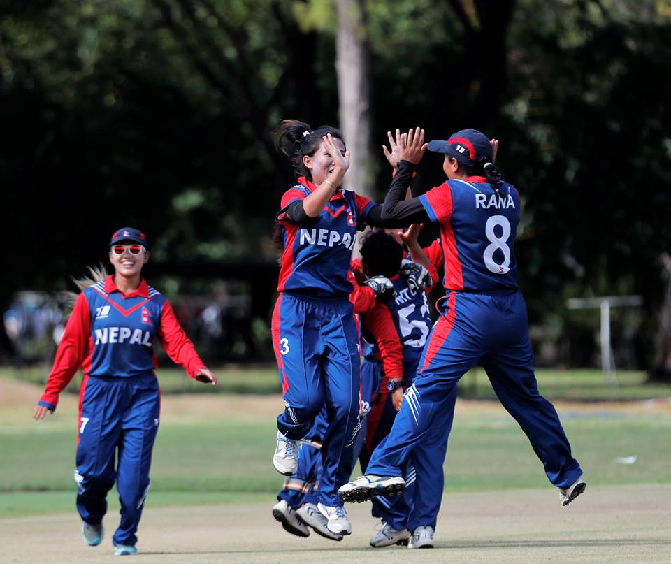 मलेसियालाई ३३ रनले पराजित गर्दै नेपाली महिला क्रिकेट टोलीको पहिलो जित