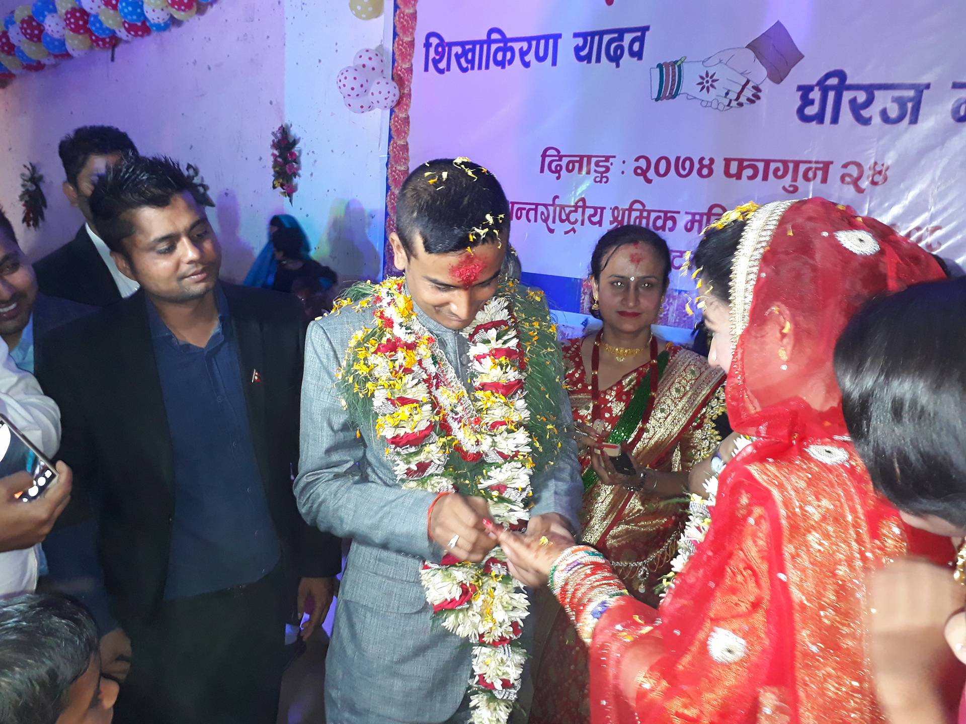 बिराटनगरमा भएको एउटा फरक शैलीको विवाह …