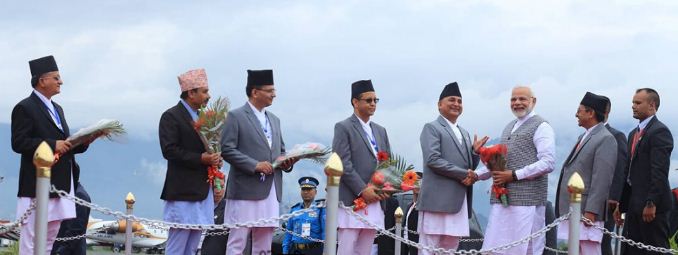 बिमस्टेकका लागि भारतीय प्रधानमन्त्री मोदी काठमाडौंमा