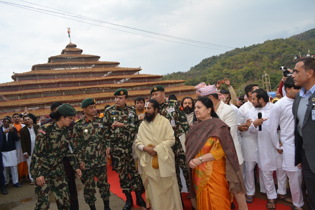 सुनसरीमा तारक ब्रह्मा महायज्ञ शुरु,  प्रदेशमा धार्मिक पर्यटन प्रवद्र्धनको संभावना :राष्ट्रपति