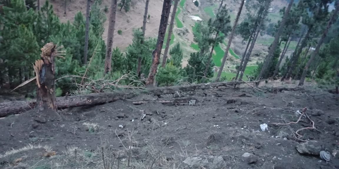 भारतीय सेनाको विमानले पास्कितानी क्षेत्रमा बिस्फोटक पदार्थ खसाल्यो
