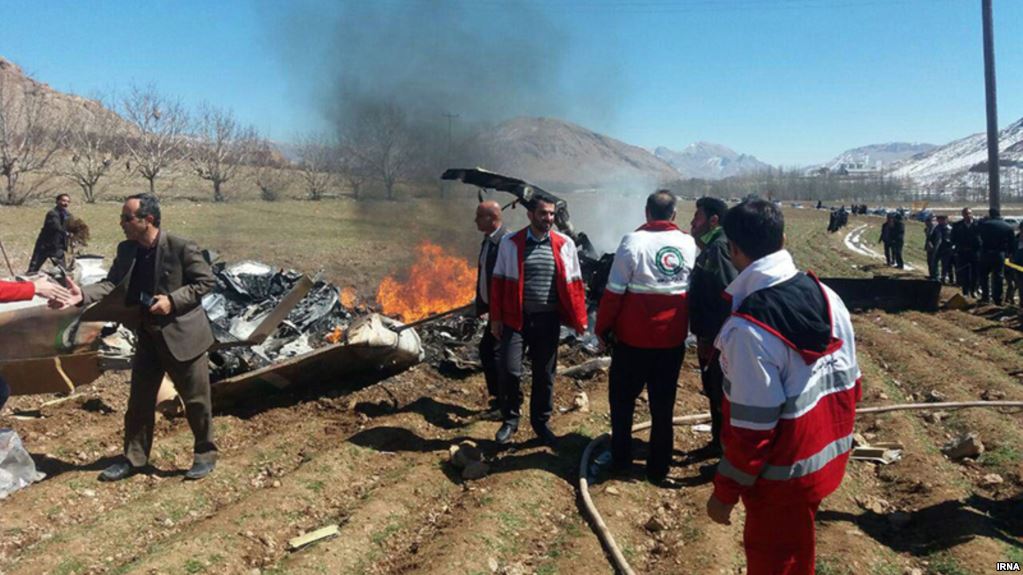 हेलिकप्टर दुर्घटना हुँदा ईरानमा पाँचजनाकाे मृत्यु