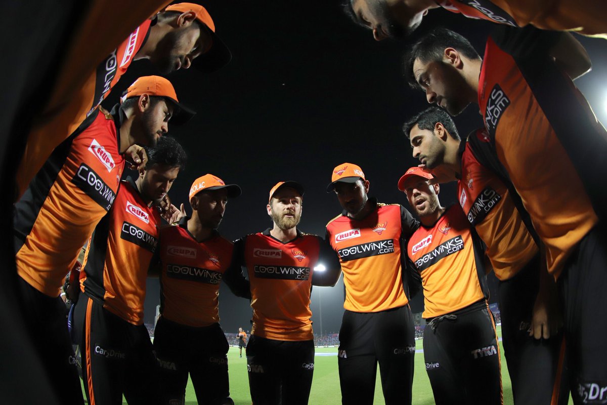 ईण्डियन प्रिमियर लिग (आईपीएल) क्रिकेटमा सनराईजर्स हैदरावाद विजयी