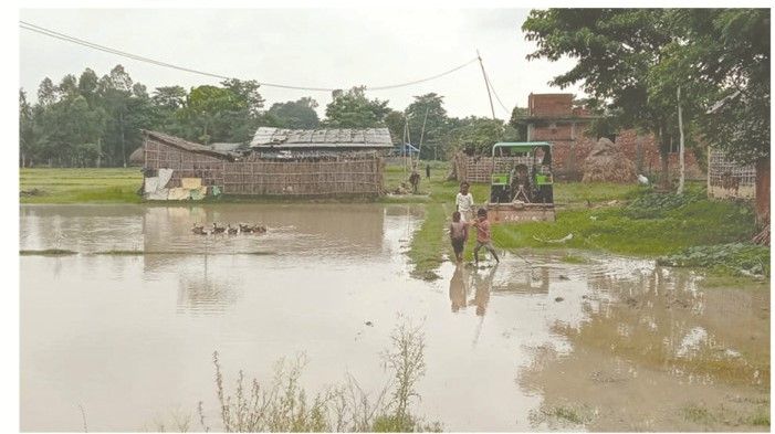 लगातारको वर्षाका कारण प्रदेश नम्बर २ पनि प्रभावित , बजार क्षेत्र र सरकारी कार्यालय जलमग्न