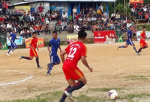 पाथीभरा गोल्डकप: मोरङलाई ४–३ गोल अन्तरले हराउँदै रेडस्टार क्लब, झापा फाइनलमा