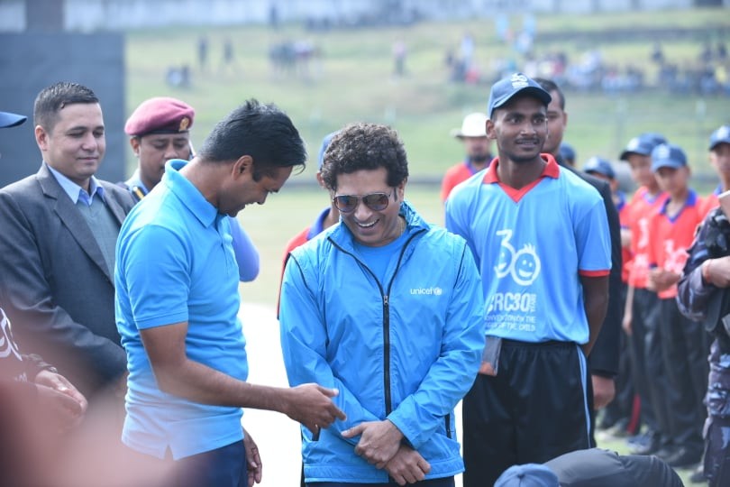 नेपालमा क्रिकेटका भगवान सचिन:बिनोदको टिमको हार, सचिनले बनाए ७ रन