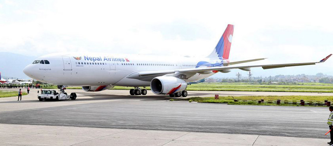 नेपाल एयरलाइन्सको नौ गन्तव्यमा आन्तरिक उडान शुरु