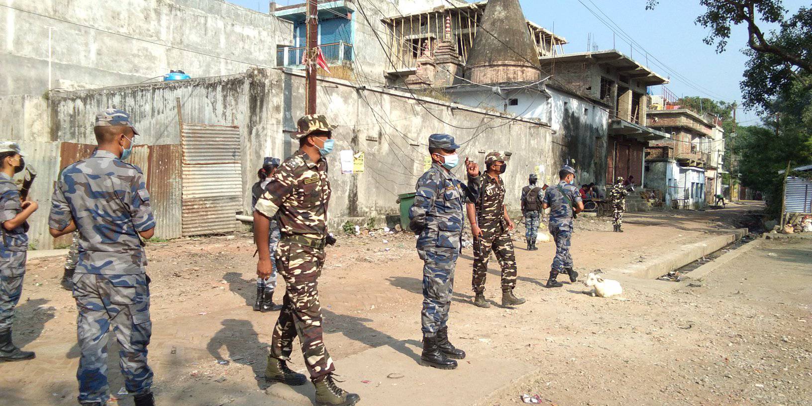 विराटनगर १७ इस्मालपुर सीमा क्षेत्रमा नेपाल–भारत सुरक्षाकर्मीको संयुक्त गस्ती