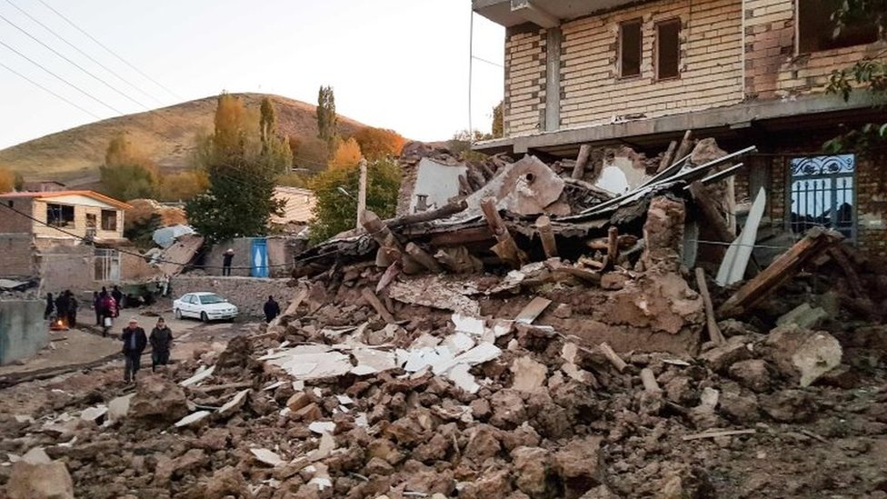 इरानमा ५.१ म्याग्नीच्युडको  शक्तिशाली भूकम्प