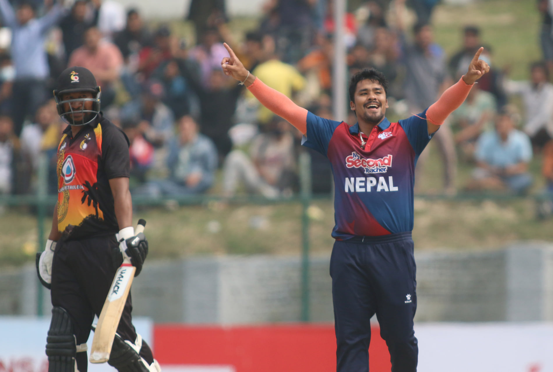 करण केसीको ह्याट्रिक सहित ५ विकेट, नेपाल फाइनलमा