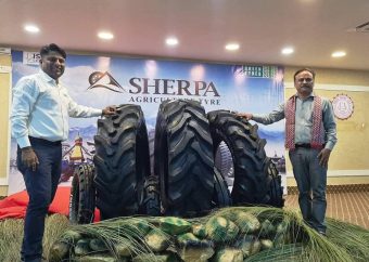 मोरङको कटहरीमा रहेको ग्रीन टायर उद्योगले ल्यायो शेर्पा ब्राण्डको टायर बजारमा