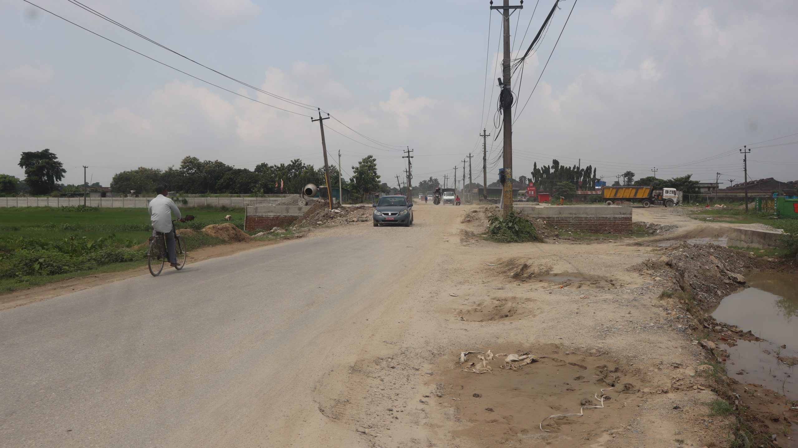 हुलाकी राजमार्ग : मोरङ जिल्ला अन्तर्गतको निर्माण कार्य अलपत्र
