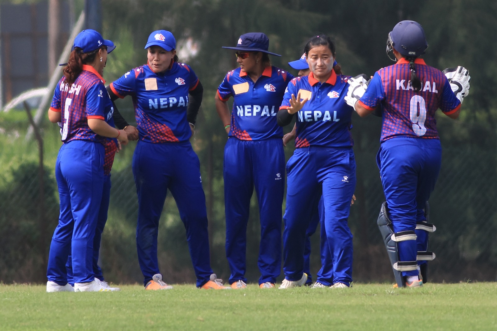 आइसीसी महिला टि–२० विश्वकप एसिया छनोट : नेपाल ब्याटिङ गर्दै