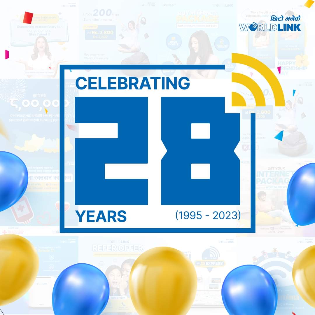 <span class='c1'>वर्ल्डलिङ्क २९ औँ वर्षमा,इन्टरनेट</span> <span class='c2'>ग्राहक ८ लाख नाघे</span>