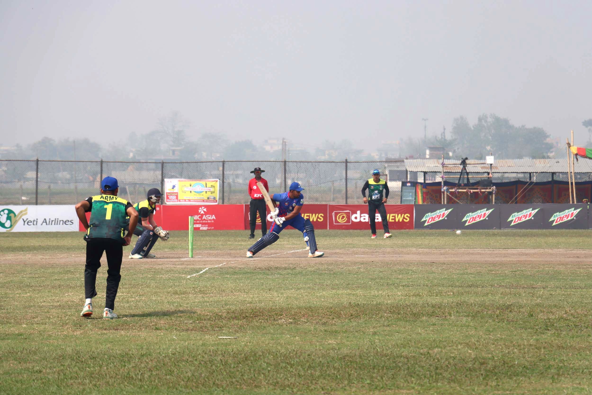 राष्ट्रिय टी–२० क्रिकेट : कोशीलाई हराउँदै आर्मी सेमिफाइनलमा