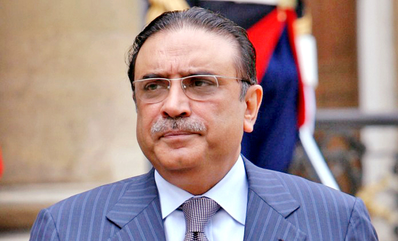 पारिश्रमिक नलिने पाकिस्तानी राष्ट्रपति जरदारीको घोषणा