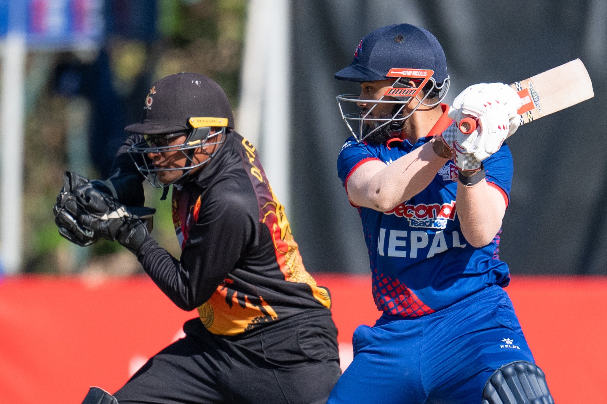 त्रिकोणात्मक टी-२० क्रिकेटको उपाधिका लागि नेपाल र पीएनजी खेल्दै