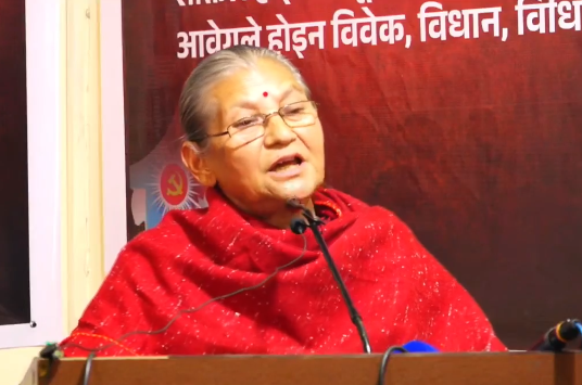 <span class='c1'>‘केपी ओलीलाई महिलाहरुमाथि अपमान गर्ने</span> <span class='c2'>अधिकार कसले दियो ?’</span>