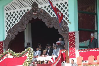 <span class='c1'>देश विकासका लागि नवीन सोच र</span> <span class='c2'>चरित्रवान नेतृत्व आवश्यक : राष्ट्रपति पौडेल</span>