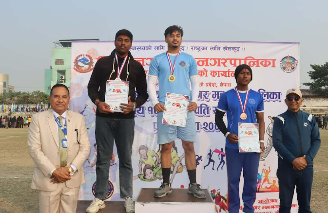 <span class='c1'>विराटनगर महानगरपालिका स्तरीय राष्ट्रपति रनिङ</span> <span class='c2'>शिल्डको आज अन्तिम दिन</span>