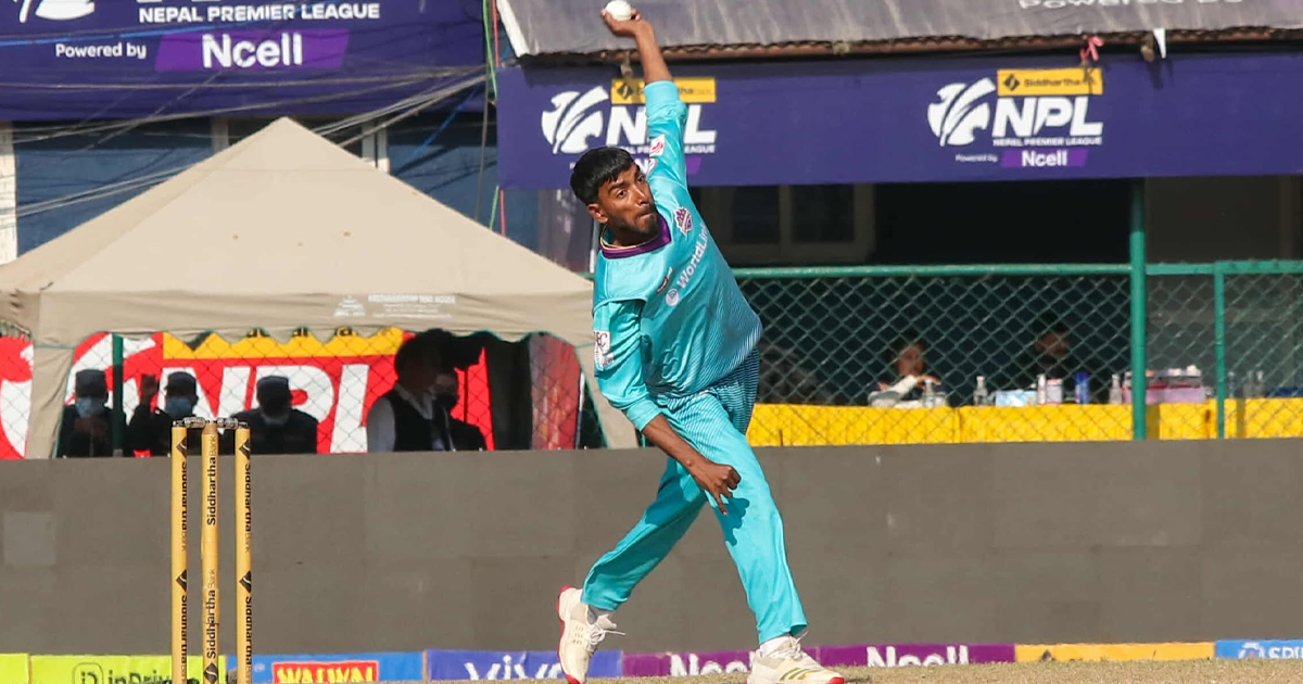 <span class='c1'>साहब आलम बने एनपीएल- २</span> <span class='c2'>मा ह्याट्रिक लिने पहिलो बलर</span>