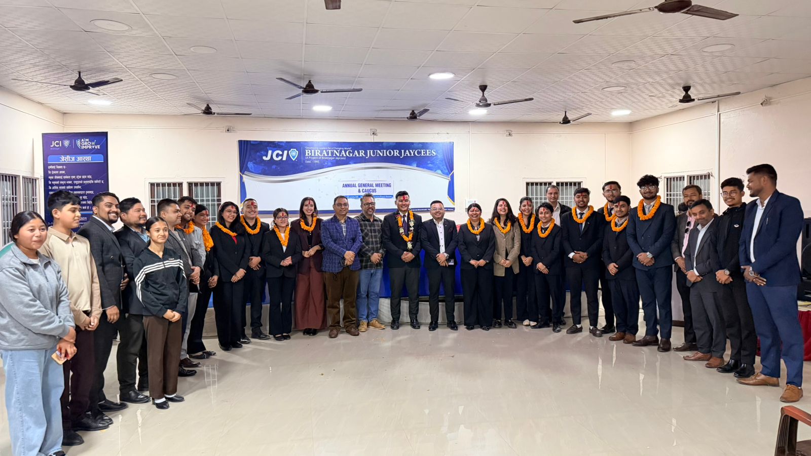 <span class='c1'>विराटनगर जुनियर जेसीजको</span> <span class='c2'>२०२६ नेतृत्व चयन</span>