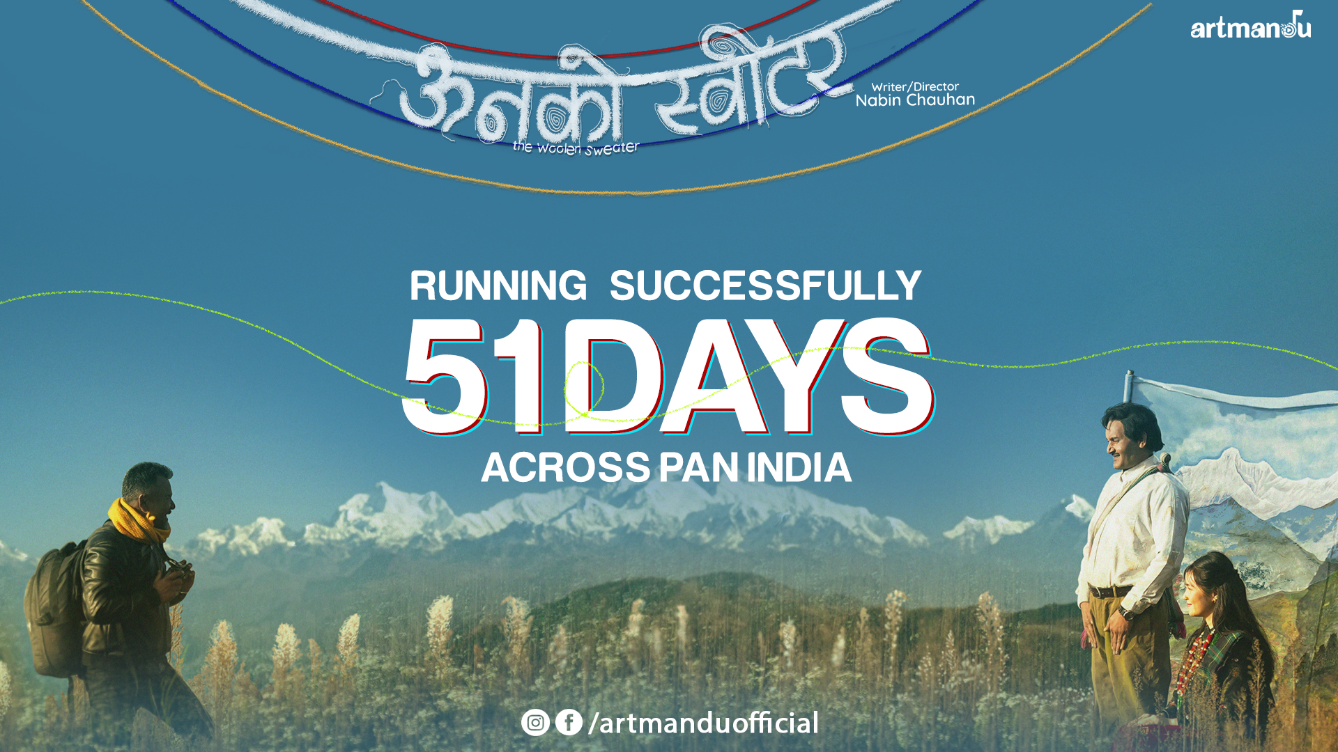 <span class='c1'>‘ऊनको स्वीटर’ ले भारतका विभिन्न</span> <span class='c2'>हलमा मनायो ५१ दिन</span>