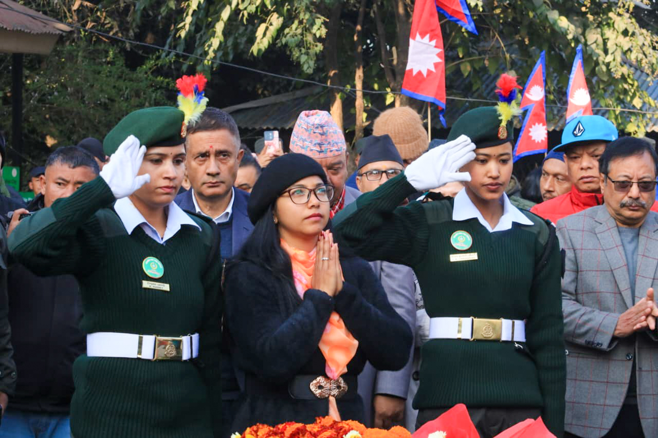 <span class='c1'>माथेमाले सहादत प्राप्त गरेको स्थान</span> <span class='c2'>सिफल उकालोमा स्मृति सभा</span>