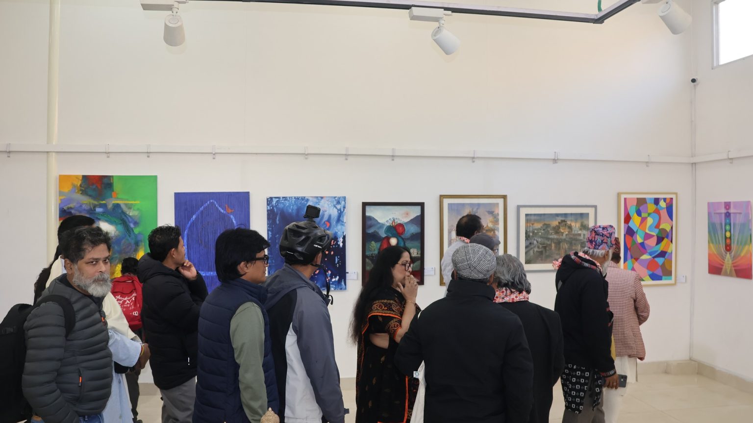 <span class='c1'>‘आर्ट फर पिस’ त्रिदेशीय अन्तर्राष्ट्रिय</span> <span class='c2'>कला प्रदर्शनी काठमाडौंमा जारी</span>