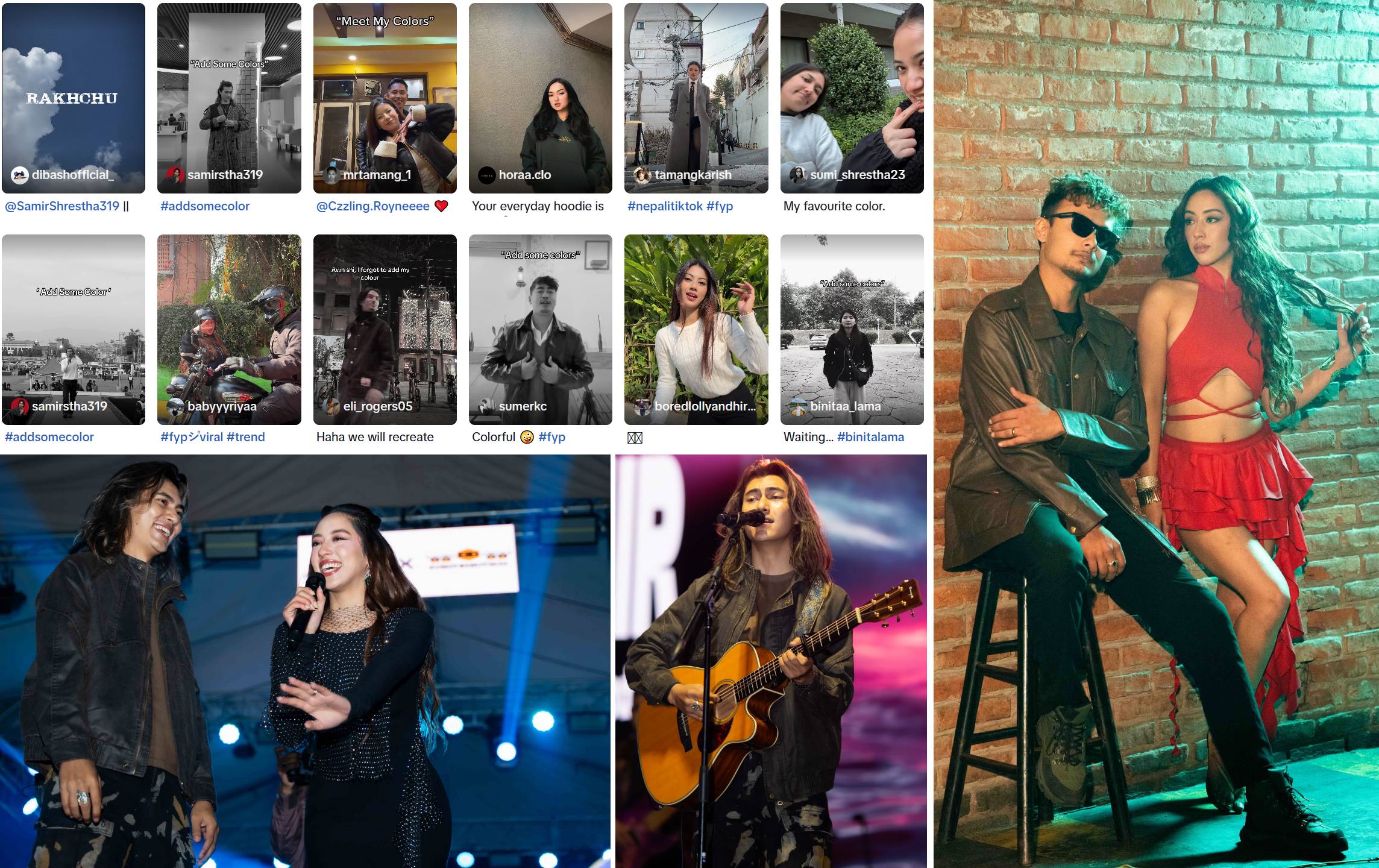 <span class='c1'>के हो टिकटकमा लोकप्रिय भइरहेको</span> <span class='c2'>‘एड सम कलर’ ट्रेण्ड ?</span>