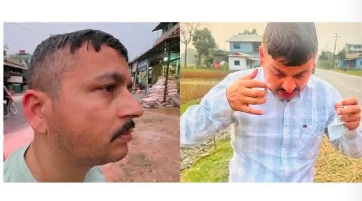 <span class='c1'>झापामा रातोपाटी पत्रकार आचार्यमाथि</span> <span class='c2'>नेकपा एमालेका कार्यकर्ताको आक्रमण</span>