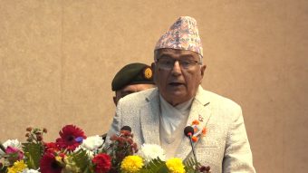 <span class='c1'>दिगो विकास, समृद्धि र सामाजिक न्यायका</span> <span class='c2'>लागि राजनीतिक स्थायित्व आवश्यक : राष्ट्रपति</span>