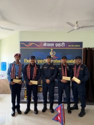 <span class='c1'>सर्लाहीमा सब–ईन्जिनियर हत्या प्रकरणको सफल</span> <span class='c2'>अनुसन्धान गरेका चार प्रहरी पुरस्कृत</span>