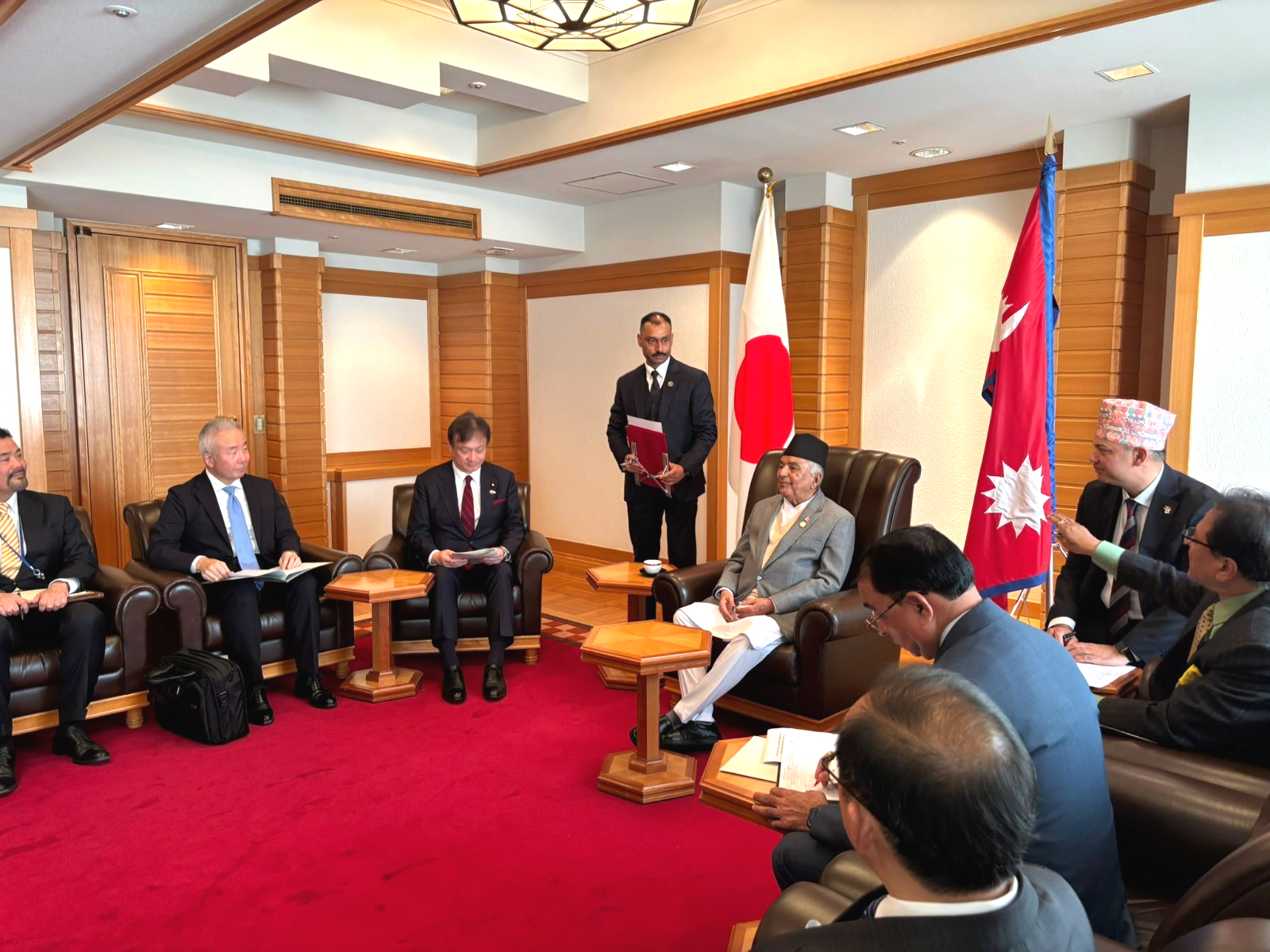 <span class='c1'>कूटनीतिक सम्बन्धको ७० औं वार्षिकोत्सव</span> <span class='c2'>द्विपक्षीय सम्बन्धको कोशेढुङ्गा : राष्ट्रपति</span>