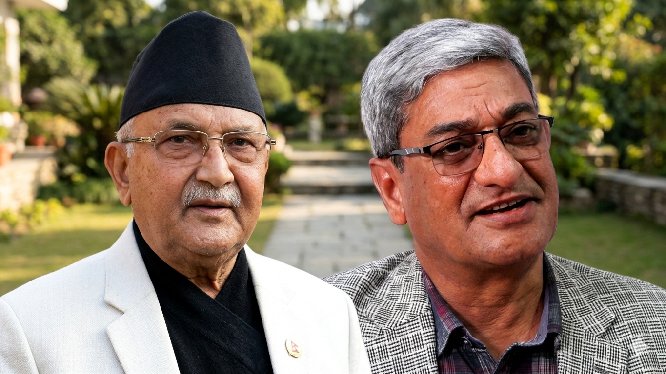 <span class='c1'>केपी शर्मा ओली र लेखकलाई ५</span> <span class='c2'>दिन हिरासतमा राखी अनुसन्धान गर्न अनुमति</span>