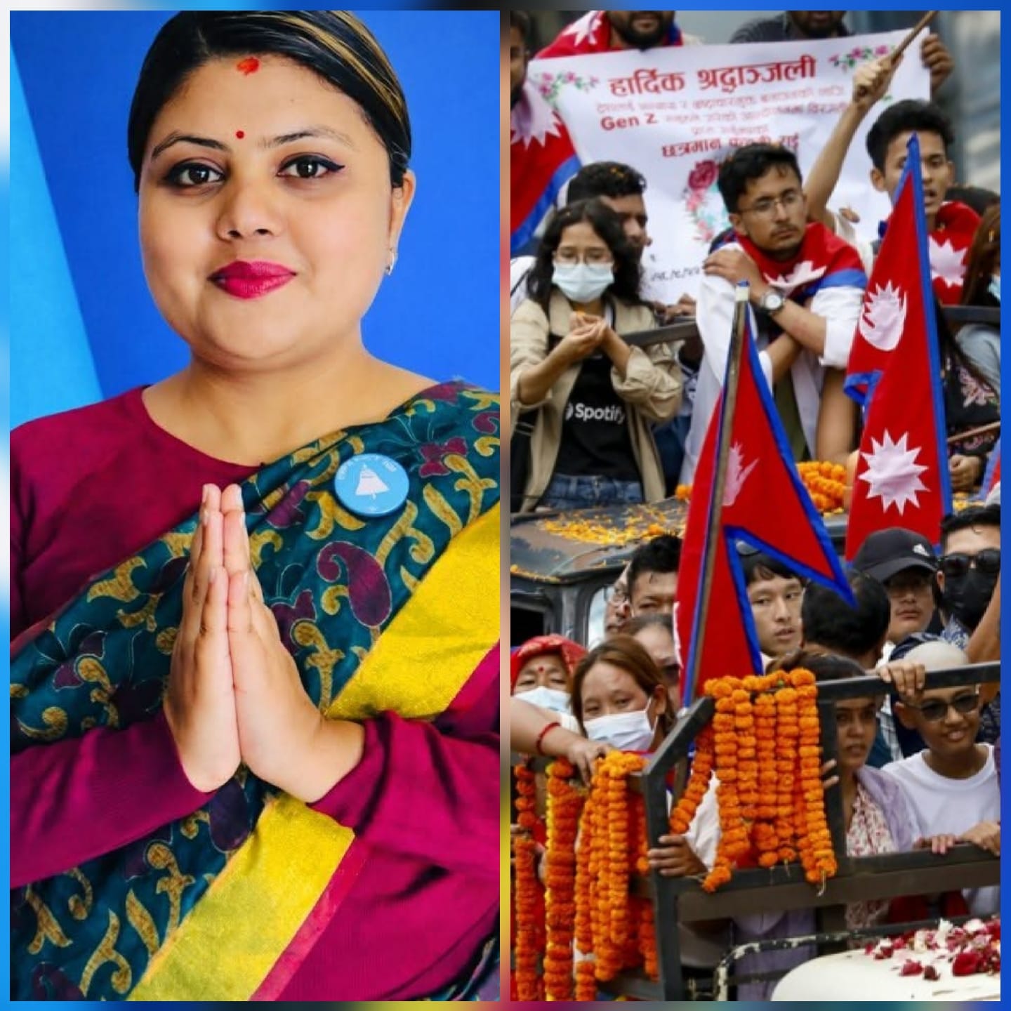 <span class='c1'>रास्वपाले विराटनगर–९ मा रुबिना आचार्यलाई</span> <span class='c2'>बधाई, जेनजी शहीदलाई श्रद्धाञ्जली दिने</span>