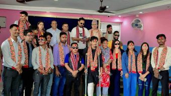 <span class='c1'>चलचित्र पत्रकार संघ मोरङमा </span> <span class='c2'>पुन : प्रेम देवान</span>