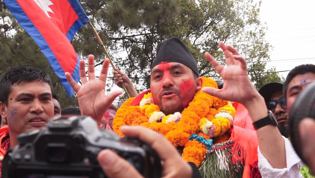 <span class='c1'>ललितपुर–२ मा जितेपछि जगदीश खरेलले भने</span> <span class='c2'>: ‘यो सिंगो ललितपुरको जित हो’</span>