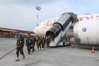 <span class='c1'>कङ्गोस्थित यूएन मिसनमा नेपाली</span> <span class='c2'>शान्ति सैनिकको अदलीबदली</span>