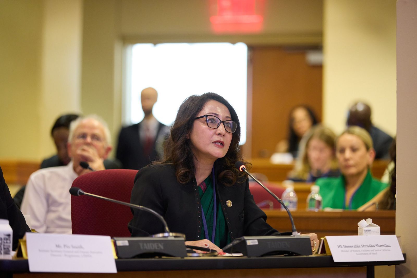 <span class='c1'>महिला र बालिकाको न्याय पहुँच सुदृढ पार्ने</span> <span class='c2'>अभियानमा नेपालको महत्वपूर्ण प्रगति : मन्त्री श्रेष्ठ</span>