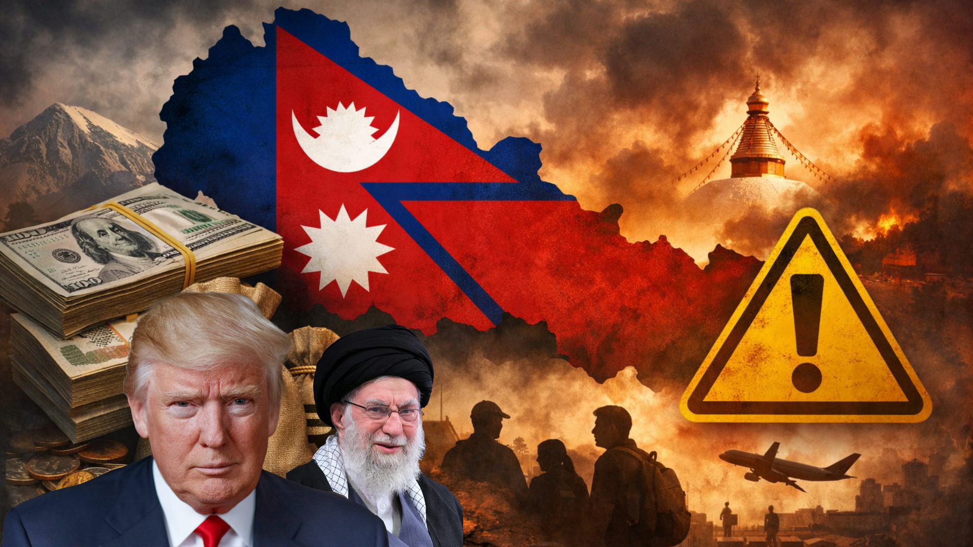 <span class='c1'>इरान–इजरायल युद्धको प्रभावः रेमिट्यान्सदेखि इन्धन</span> <span class='c2'>संकटसम्म नेपाल उच्च जोखिममा</span>