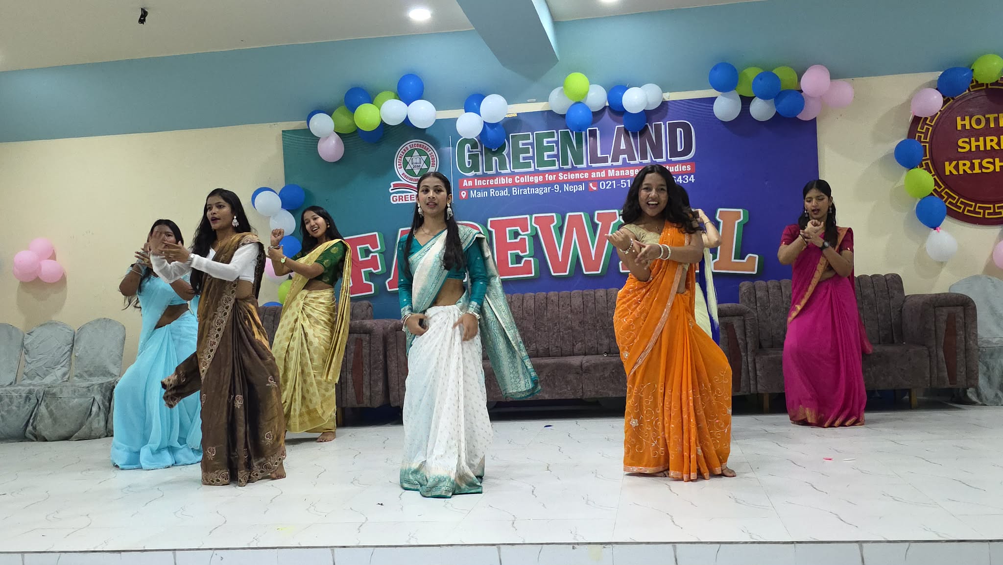 <span class='c1'>विराटनगरको ग्रिनल्याण्ड कलेजद्वारा कक्षा</span> <span class='c2'>१२ का विद्यार्थीको विदाई</span>