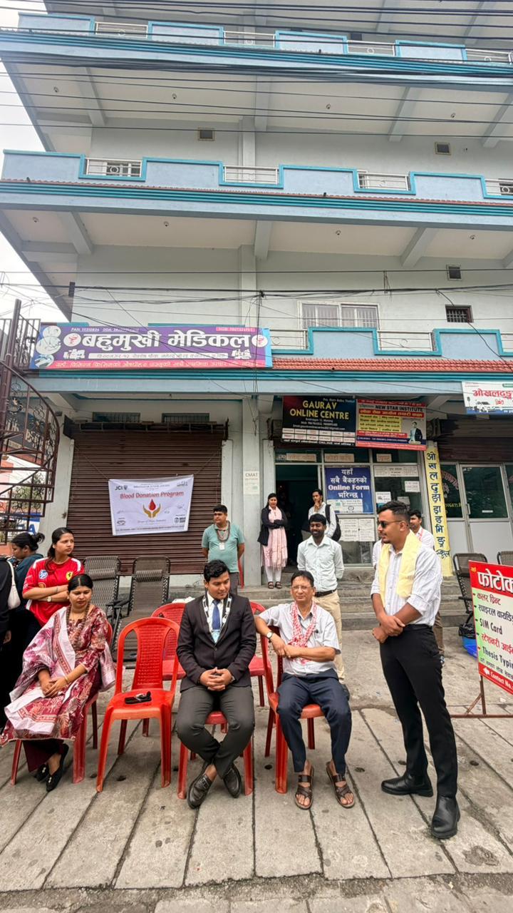 <span class='c1'>विराटनगर जुनियर जेसिस द्वारा</span> <span class='c2'>रक्तदान कार्यक्रम सम्पन्न</span>