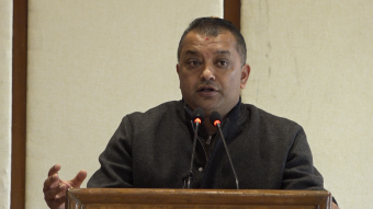 <span class='c1'>नयाँ वर्षमा राष्ट्रिय चुनौती सामना गर्न</span> <span class='c2'>एकजुट हुन गगन थापाको आह्वान</span>