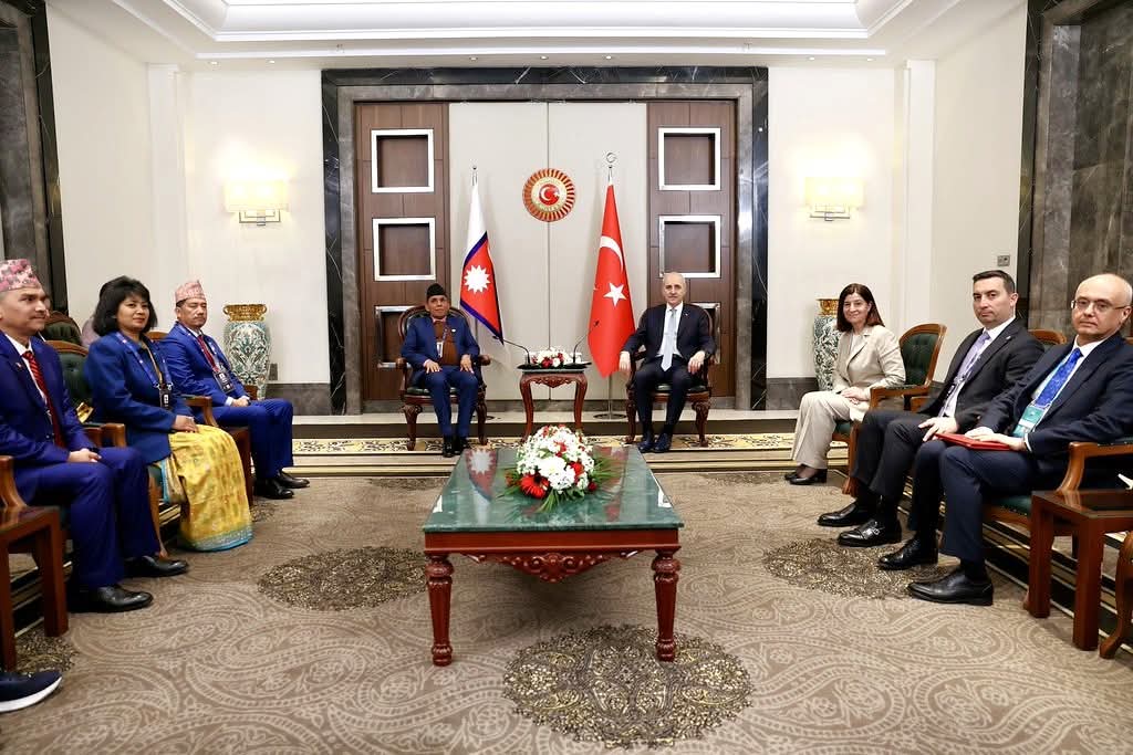 <span class='c1'>राष्ट्रिय सभा अध्यक्ष दाहाल र टर्किस सभामुखबीच</span> <span class='c2'>भेट, नेपालमा दूतावास स्थापना गर्न आग्रह</span>