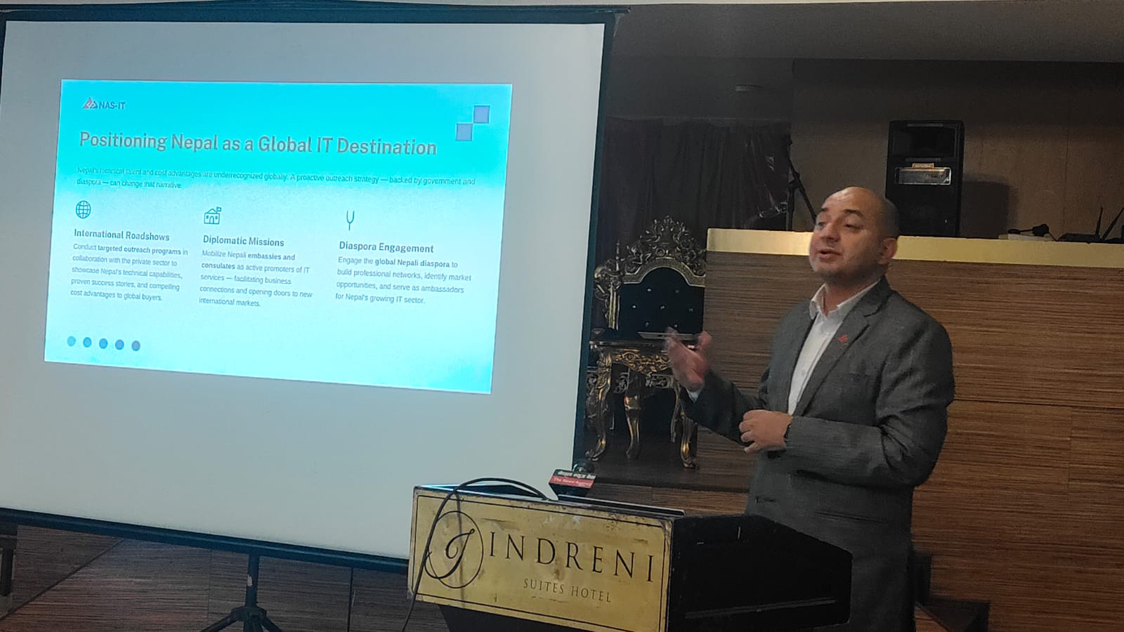 <span class='c1'>आईटी क्षेत्रलाई उच्च प्राथमिकता</span> <span class='c2'>दिन एनएएस–आइटीको सरकारलाई आग्रह</span>