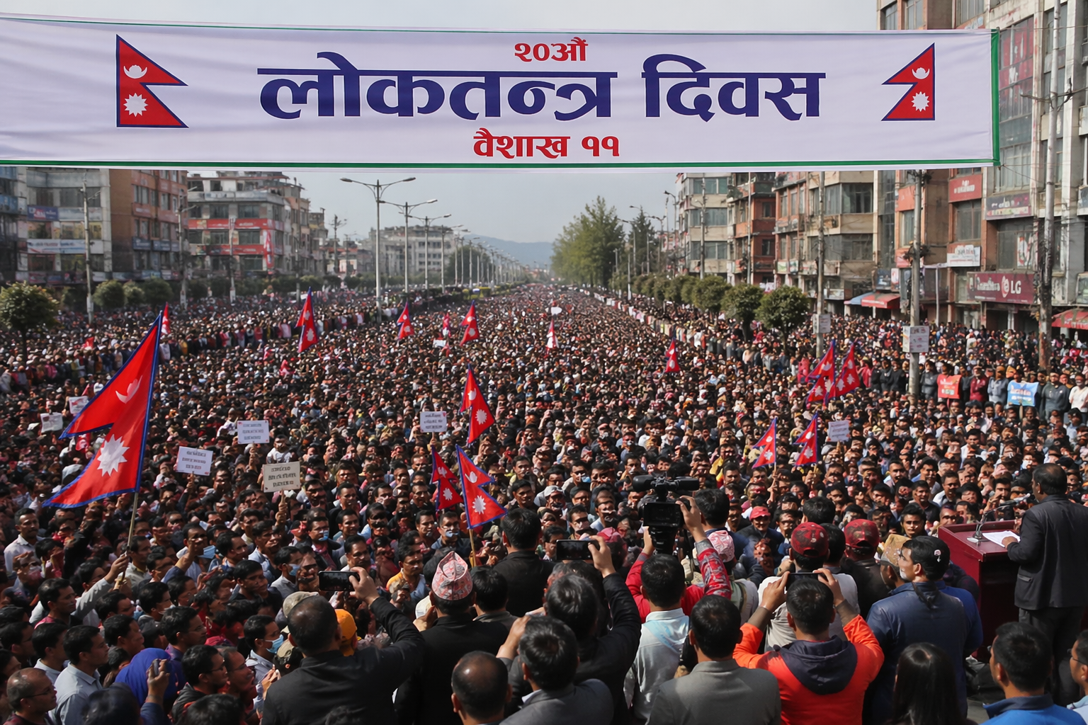 <span class='c1'>आज बीसौँ लोकतन्त्र</span> <span class='c2'>दिवस मनाइँदै</span>