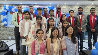 <span class='c1'>कान्तिपुर कलेजद्धारा कक्षा १२ का विद्यार्थीलाई</span> <span class='c2'>बिदाइ, उत्कृष्ट १८ विद्यार्थीलाई छात्रवृत्ति प्रदान</span>